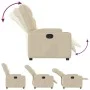 Cream Fabric Recliner by , Armchairs - Ref: Foro24-372450, Price: 198,40 €, Discount: %