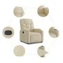 Cream Fabric Recliner by , Armchairs - Ref: Foro24-372450, Price: 198,40 €, Discount: %
