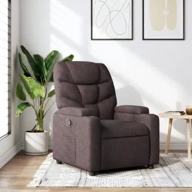 Dunkelbrauner Stoffsessel von , Sessel - Ref: Foro24-372446, Preis: 196,85 €, Rabatt: %