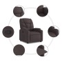 Dunkelbrauner Stoffsessel von , Sessel - Ref: Foro24-372446, Preis: 200,58 €, Rabatt: %