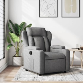 Sillón reclinable de tela gris oscuro de , Sillones - Ref: Foro24-372404, Precio: 253,68 €, Descuento: %