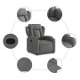 Dark Gray Fabric Recliner by , Armchairs - Ref: Foro24-372404, Price: 211,60 €, Discount: %