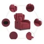 Red Fabric Recliner by , Armchairs - Ref: Foro24-372406, Price: 209,95 €, Discount: %