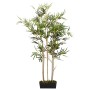 Árbol de bambú artificial con 1288 hojas verde 180 cm