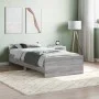 Estructura de cama madera de ingeniería gris Sonoma 100x200 cm de , Camas y somieres - Ref: Foro24-835937, Precio: 88,94 €, D...