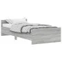 Estructura de cama madera de ingeniería gris Sonoma 100x200 cm de , Camas y somieres - Ref: Foro24-835937, Precio: 88,94 €, D...