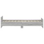 Sonoma-grauer Holzwerkstoff-Bettrahmen 100 x 200 cm von , Betten und Lattenroste - Ref: Foro24-835937, Preis: 90,30 €, Rabatt: %