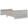 Estructura de cama madera de ingeniería gris Sonoma 100x200 cm de , Camas y somieres - Ref: Foro24-835937, Precio: 88,94 €, D...