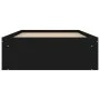 Schwarzer Bettrahmen 100x200 cm von , Betten und Lattenroste - Ref: Foro24-3203832, Preis: 120,96 €, Rabatt: %