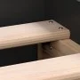 Estructura de cama con cabecero piecero negro 200x200cm de , Camas y somieres - Ref: Foro24-3203734, Precio: 147,10 €, Descue...