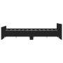 Bed frame with black headboard and footboard 120x200 cm by , Beds and slatted bases - Ref: Foro24-3203741, Price: 125,82 €, D...