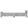 Concrete gray bed frame with headboard and footboard 120x200cm by , Beds and slatted bases - Ref: Foro24-3203743, Price: 133,...