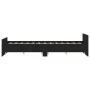 Bed frame with black headboard and footboard 150x200 cm by , Beds and slatted bases - Ref: Foro24-3203755, Price: 124,01 €, D...