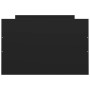 Bed frame with black headboard and footboard 75x190 cm by , Beds and slatted bases - Ref: Foro24-3203818, Price: 134,13 €, Di...