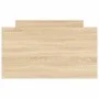Bettgestell mit Kopfteil und Fußteil aus Sonoma-Eiche 90x200 cm von , Betten und Lattenroste - Ref: Foro24-3203805, Preis: 14...