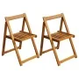 Klappbare Gartenstühle 2 Einheiten aus massivem Akazienholz von vidaXL, Gartenstühle - Ref: Foro24-42660, Preis: 82,52 €, Rab...