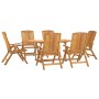 Juego de comedor de jardín 7 piezas madera maciza de teca von vidaXL, Gartensets - Ref: Foro24-3154918, Preis: 1,00 €, Rabatt: %