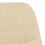 Rocking chair with footrest in cream white fabric by vidaXL, Rocking chairs - Ref: Foro24-3097403, Price: 149,54 €, Discount: %