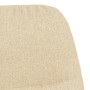 Schaukelstuhl mit Fußstütze aus cremeweißem Stoff von vidaXL, Schaukelstühle - Ref: Foro24-3097403, Preis: 151,84 €, Rabatt: %