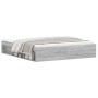 Estructura de cama gris Sonoma 180x200 cm de vidaXL, Camas y somieres - Ref: Foro24-3203885, Precio: 159,44 €, Descuento: %
