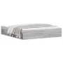 Sonoma gray bed frame 180x200 cm by vidaXL, Beds and slatted bases - Ref: Foro24-3203885, Price: 157,68 €, Discount: %