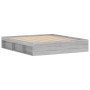 Estructura de cama gris Sonoma 180x200 cm de vidaXL, Camas y somieres - Ref: Foro24-3203885, Precio: 159,44 €, Descuento: %