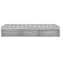 Estructura de cama gris Sonoma 180x200 cm de vidaXL, Camas y somieres - Ref: Foro24-3203885, Precio: 159,44 €, Descuento: %