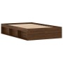 Oak brown bed frame 120x190 cm by vidaXL, Beds and slatted bases - Ref: Foro24-3203900, Price: 195,60 €, Discount: %