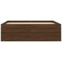 Oak brown bed frame 120x190 cm by vidaXL, Beds and slatted bases - Ref: Foro24-3203900, Price: 195,60 €, Discount: %