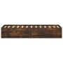 Smoked oak bed frame 120x190 cm by vidaXL, Beds and slatted bases - Ref: Foro24-3203898, Price: 147,91 €, Discount: %