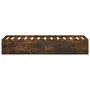 Smoked oak bed frame 120x190 cm by vidaXL, Beds and slatted bases - Ref: Foro24-3203898, Price: 147,34 €, Discount: %