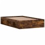 Bettrahmen aus geräucherter Eiche, 120 x 190 cm von vidaXL, Betten und Lattenroste - Ref: Foro24-3203898, Preis: 148,07 €, Ra...