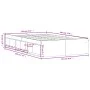 Smoked oak bed frame 120x190 cm by vidaXL, Beds and slatted bases - Ref: Foro24-3203898, Price: 147,34 €, Discount: %