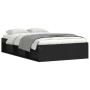 Black bed frame 120x200 cm by vidaXL, Beds and slatted bases - Ref: Foro24-3203853, Price: 180,08 €, Discount: %