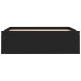 Black bed frame 120x200 cm by vidaXL, Beds and slatted bases - Ref: Foro24-3203853, Price: 180,08 €, Discount: %