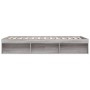 Estructura de cama Sonoma gris 140x200 cm de vidaXL, Camas y somieres - Ref: Foro24-3203864, Precio: 144,28 €, Descuento: %