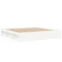White bed frame 200x200 cm by vidaXL, Beds and slatted bases - Ref: Foro24-3203887, Price: 172,80 €, Discount: %