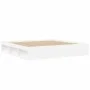 White bed frame 200x200 cm by vidaXL, Beds and slatted bases - Ref: Foro24-3203887, Price: 172,80 €, Discount: %
