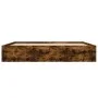 Smoked oak bed frame 200x200 cm by vidaXL, Beds and slatted bases - Ref: Foro24-3203891, Price: 181,97 €, Discount: %