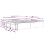 Bettgestell aus geräucherter Eiche, 200 x 200 cm von vidaXL, Betten und Lattenroste - Ref: Foro24-3203891, Preis: 181,96 €, R...