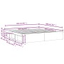 Bettgestell aus geräucherter Eiche, 200 x 200 cm von vidaXL, Betten und Lattenroste - Ref: Foro24-3203891, Preis: 183,41 €, R...