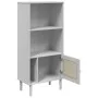 SENJA shelving unit rattan look white pine wood 60x35x130 cm by vidaXL, Bookcases and shelves - Ref: Foro24-358059, Price: 78...