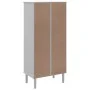 SENJA shelving unit rattan look white pine wood 60x35x130 cm by vidaXL, Bookcases and shelves - Ref: Foro24-358059, Price: 78...