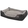 Hundebett mit gepolstertem Kissen Größe L schwarz von vidaXL, Betten für Hunde - Ref: Foro24-170421, Preis: 39,36 €, Rabatt: %