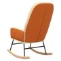 Cremeweißer Stoffschaukelstuhl von vidaXL, Schaukelstühle - Ref: Foro24-341044, Preis: 120,58 €, Rabatt: %