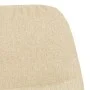 Silla mecedora de tela blanco crema de vidaXL, Mecedoras - Ref: Foro24-341044, Precio: 120,58 €, Descuento: %