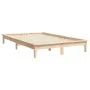 Solid pine wood bed frame 180x200 cm by vidaXL, Beds and slatted bases - Ref: Foro24-820556, Price: 135,27 €, Discount: %