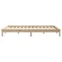 Solid pine wood bed frame 180x200 cm by vidaXL, Beds and slatted bases - Ref: Foro24-820556, Price: 135,27 €, Discount: %