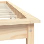 Solid pine wood bed frame 180x200 cm by vidaXL, Beds and slatted bases - Ref: Foro24-820556, Price: 136,83 €, Discount: %