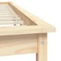 Solid pine wood bed frame 180x200 cm by vidaXL, Beds and slatted bases - Ref: Foro24-820556, Price: 135,27 €, Discount: %